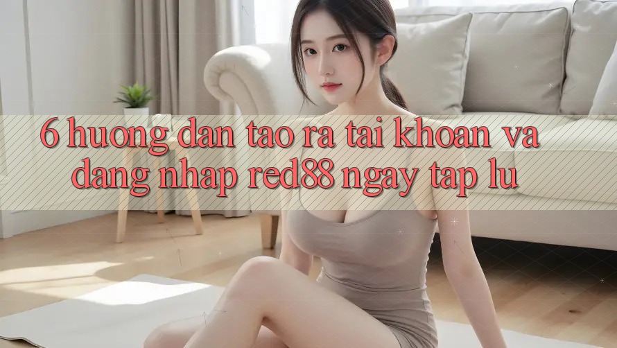 6. Hướng dẫn tạo ra tài khoản và đăng nhập Red88 ngay tắp lự