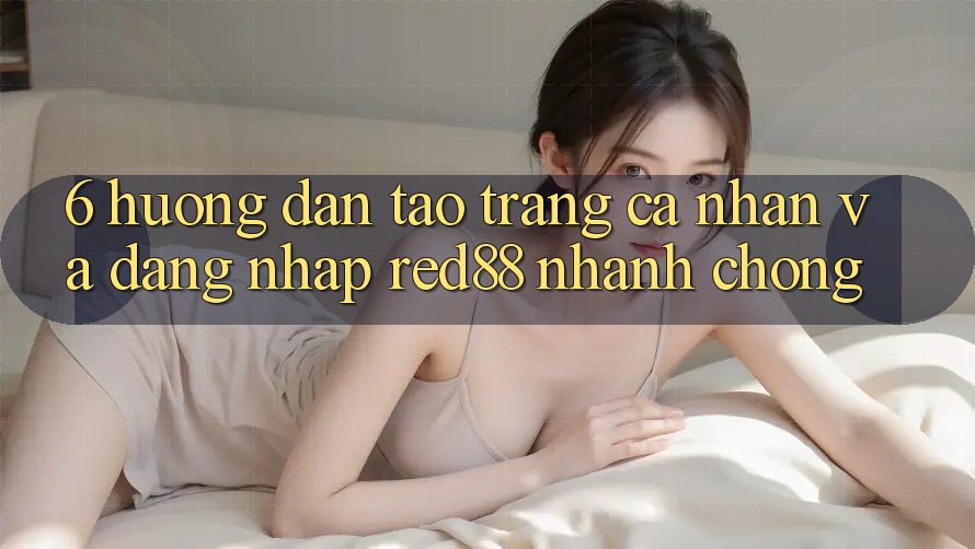 6. Hướng dẫn tạo trang cá nhân và đăng nhập Red88 nhanh chóng