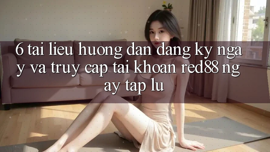 6. Tài liệu hướng dẫn đăng ký ngay và truy cập tài khoản Red88 ngay tắp lự 6. Tài liệu hướng dẫn đăng ký ngay và truy cập tài khoản Red88 ngay tắp lự