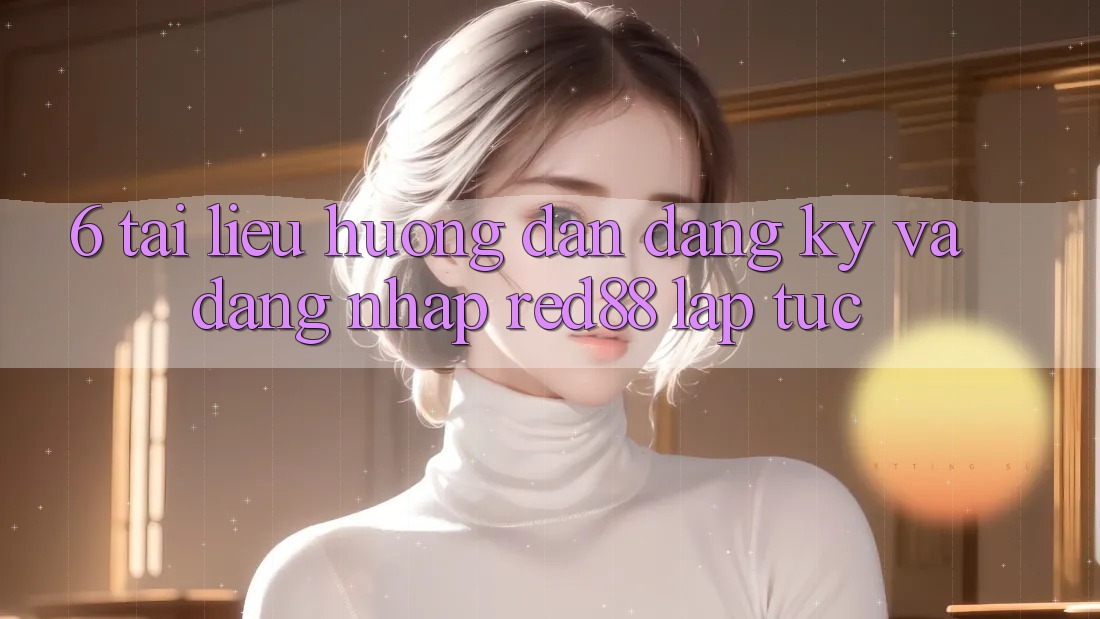 6. Tài liệu hướng dẫn đăng ký và đăng nhập Red88 lập tức