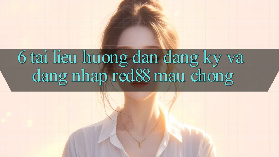 6. Tài liệu hướng dẫn đăng ký và đăng nhập Red88 mau chóng