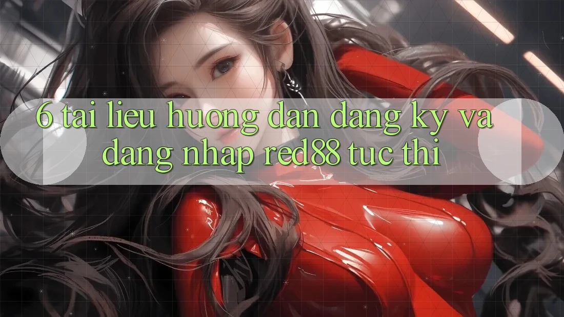 6. Tài liệu hướng dẫn đăng ký và đăng nhập Red88 tức thì 6. Tài liệu hướng dẫn đăng ký và đăng nhập Red88 tức thì
