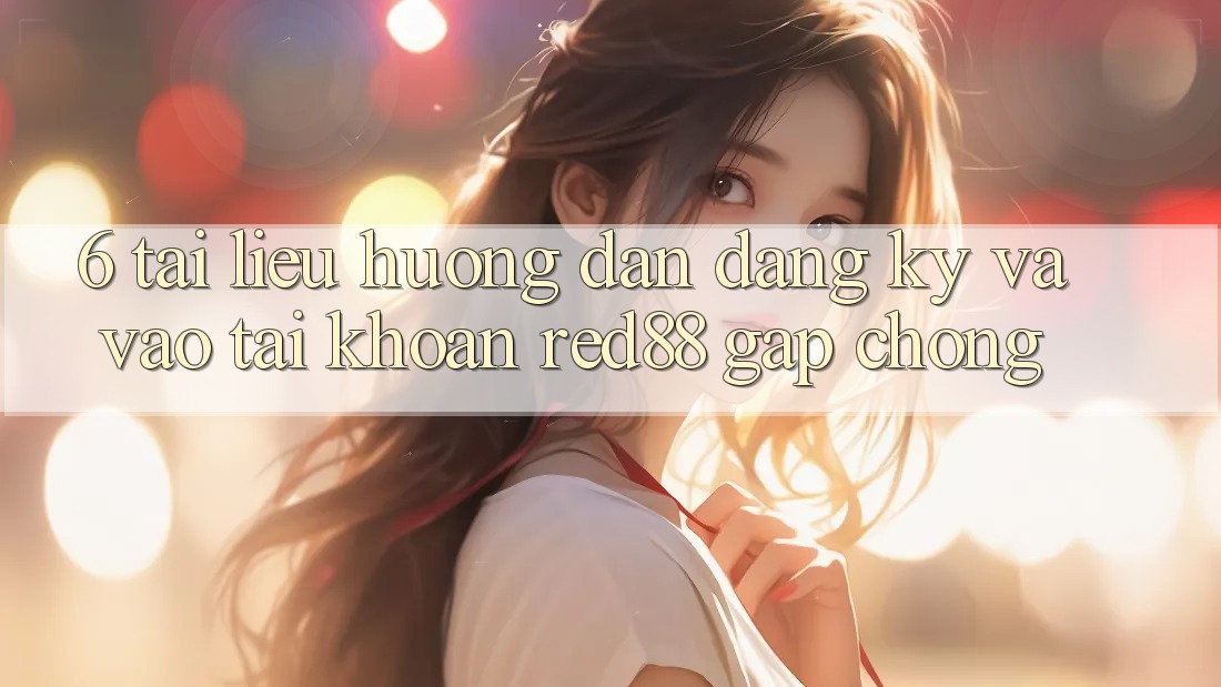 6. Tài liệu hướng dẫn đăng ký và vào tài khoản Red88 gấp chóng 6. Tài liệu hướng dẫn đăng ký và vào tài khoản Red88 gấp chóng