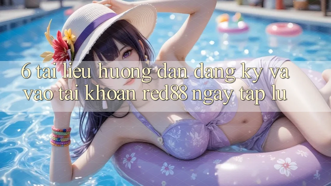 6. Tài liệu hướng dẫn đăng ký và vào tài khoản Red88 ngay tắp lự