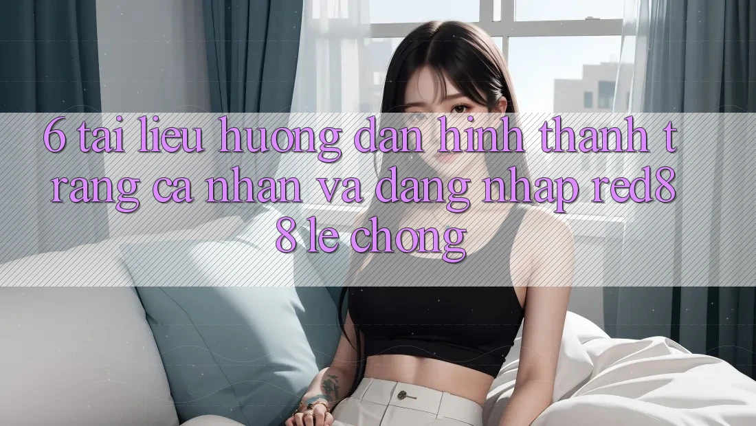 6. Tài liệu hướng dẫn hình thành trang cá nhân và đăng nhập Red88 lẹ chóng