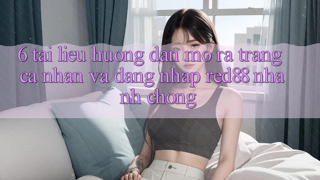 6. Tài liệu hướng dẫn mở ra trang cá nhân và đăng nhập Red88 nhanh chóng 6. Tài liệu hướng dẫn mở ra trang cá nhân và đăng nhập Red88 nhanh chóng