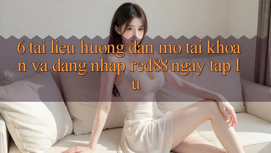 6. Tài liệu hướng dẫn mở tài khoản và đăng nhập Red88 ngay tắp lự