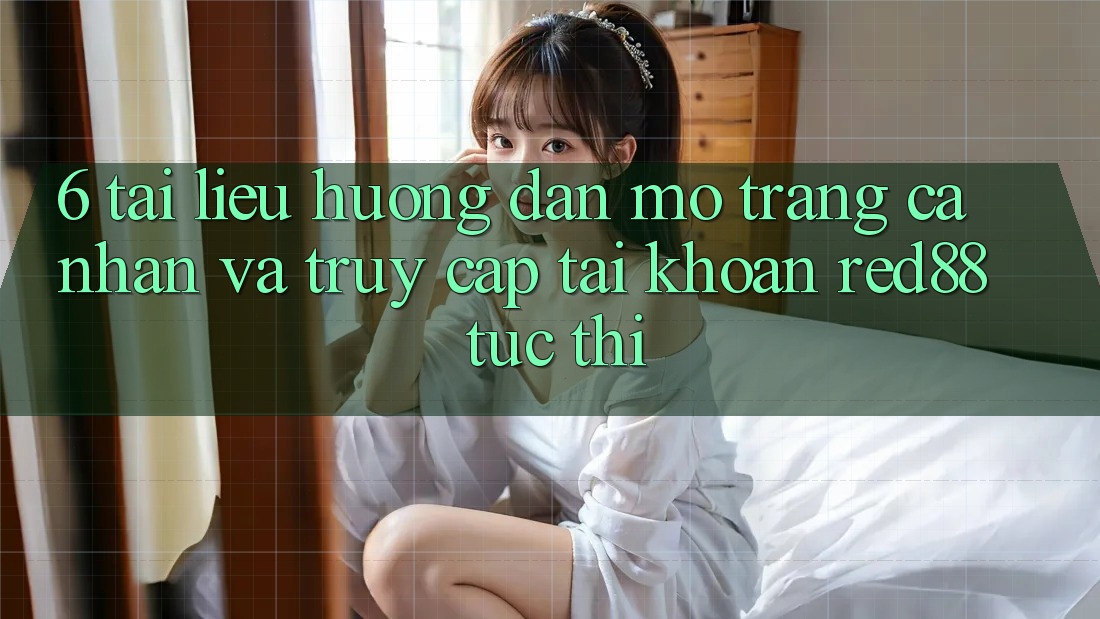 6. Tài liệu hướng dẫn mở trang cá nhân và truy cập tài khoản Red88 tức thì 6. Tài liệu hướng dẫn mở trang cá nhân và truy cập tài khoản Red88 tức thì