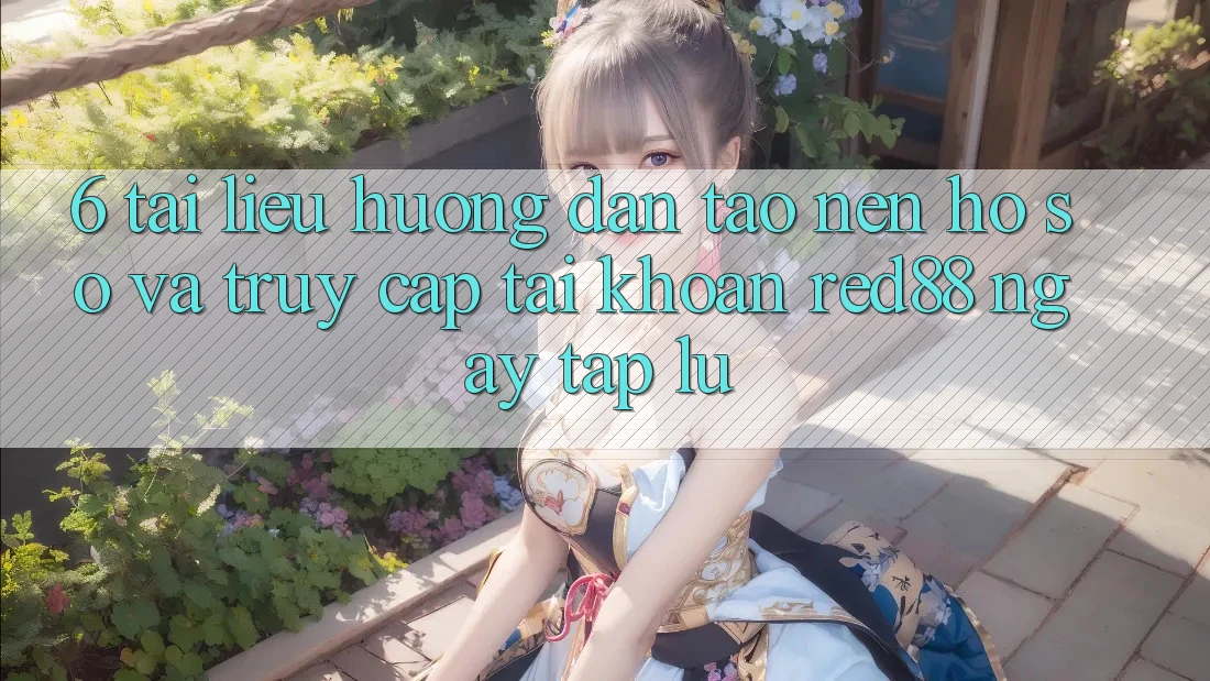 6. Tài liệu hướng dẫn tạo nên hồ sơ và truy cập tài khoản Red88 ngay tắp lự
