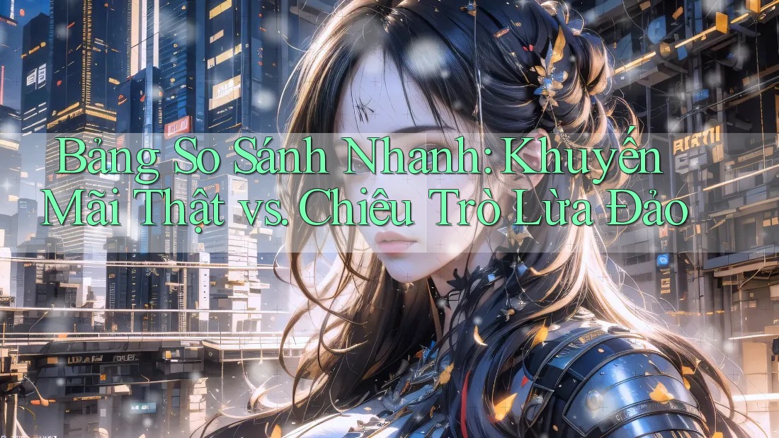 Bảng So Sánh Nhanh: Khuyến Mãi Thật vs. Chiêu Trò Lừa Đảo