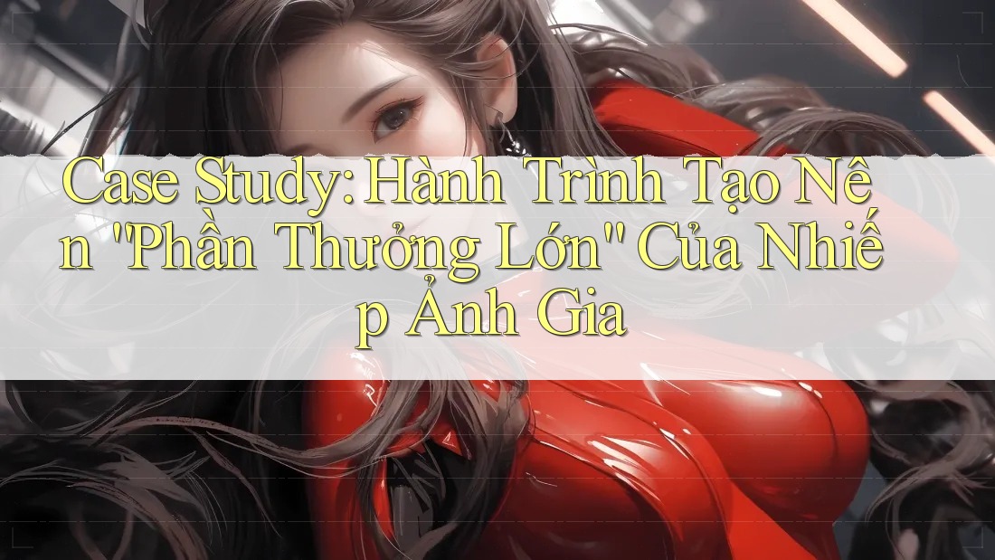 Case Study: Hành Trình Tạo Nên “Phần Thưởng Lớn” Của Nhiếp Ảnh Gia Case Study: Hành Trình Tạo Nên “Phần Thưởng Lớn” Của Nhiếp Ảnh Gia