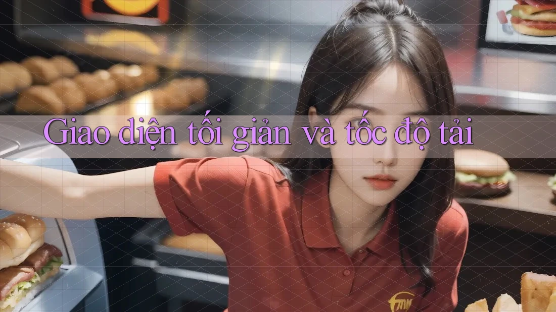 Giao diện tối giản và tốc độ tải Giao diện tối giản và tốc độ tải