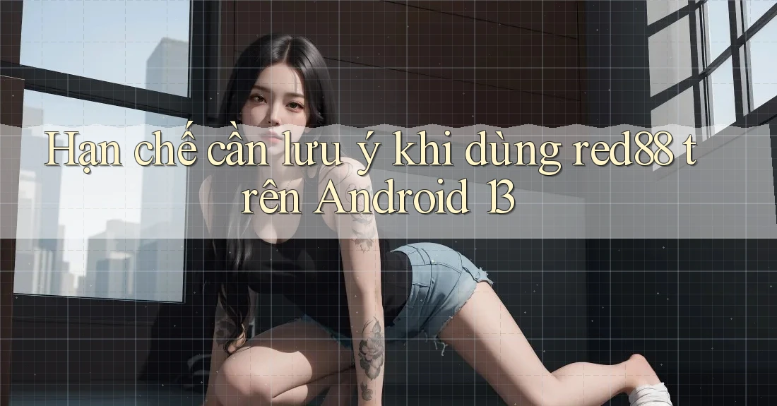 Hạn chế cần lưu ý khi dùng red88 trên Android 13