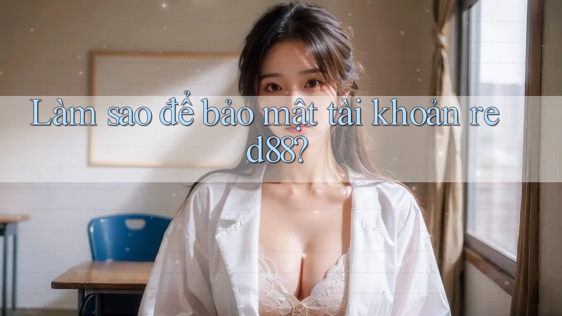 Làm sao để bảo mật tài khoản red88?