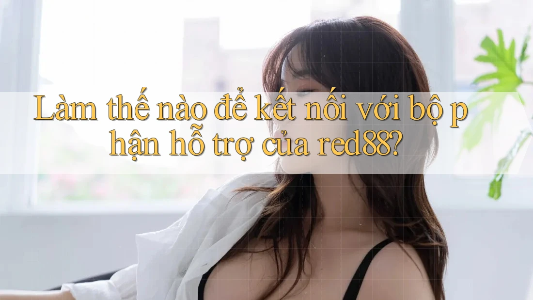 Làm thế nào để kết nối với bộ phận hỗ trợ của red88? Làm thế nào để kết nối với bộ phận hỗ trợ của red88?
