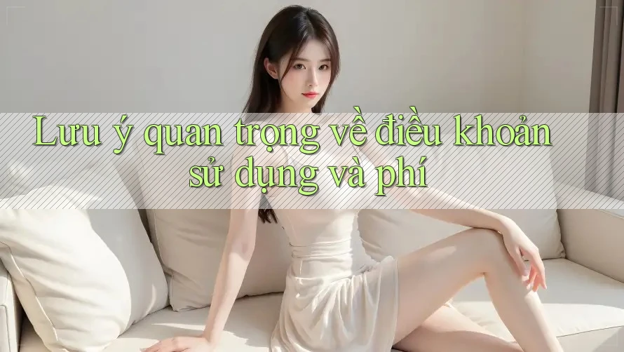 Lưu ý quan trọng về điều khoản sử dụng và phí