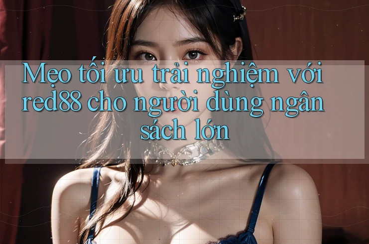 Mẹo tối ưu trải nghiệm với red88 cho người dùng ngân sách lớn