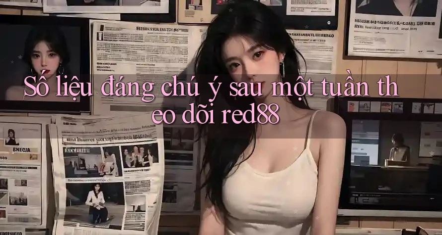 Số liệu đáng chú ý sau một tuần theo dõi red88