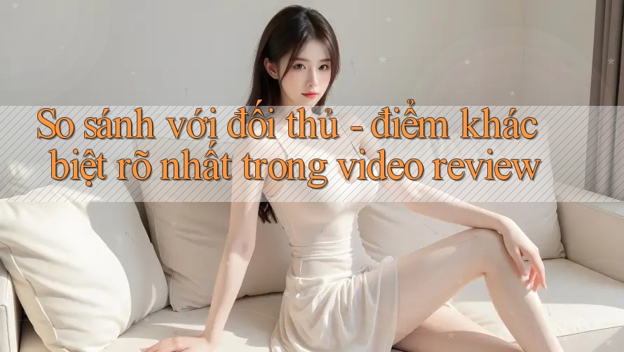 So sánh với đối thủ - điểm khác biệt rõ nhất trong video review So sánh với đối thủ - điểm khác biệt rõ nhất trong video review
