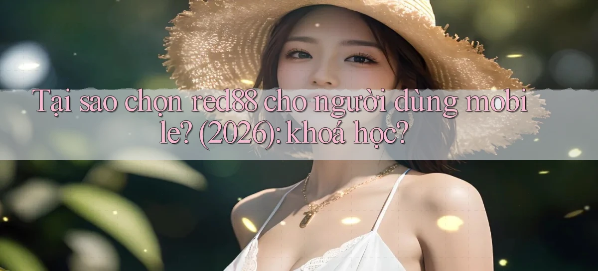 Tại sao chọn red88 cho người dùng mobile (2026) khoá học
