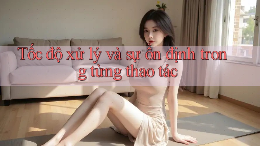 Tốc độ xử lý và sự ổn định trong từng thao tác Tốc độ xử lý và sự ổn định trong từng thao tác