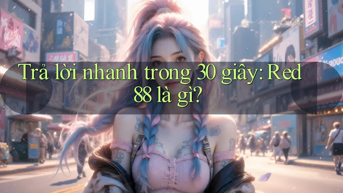Trả lời nhanh trong 30 giây: red88 là gì?