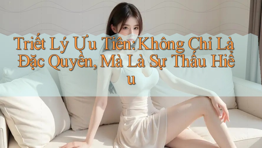 Triết Lý Ưu Tiên: Không Chỉ Là Đặc Quyền, Mà Là Sự Thấu Hiểu Triết Lý Ưu Tiên: Không Chỉ Là Đặc Quyền, Mà Là Sự Thấu Hiểu