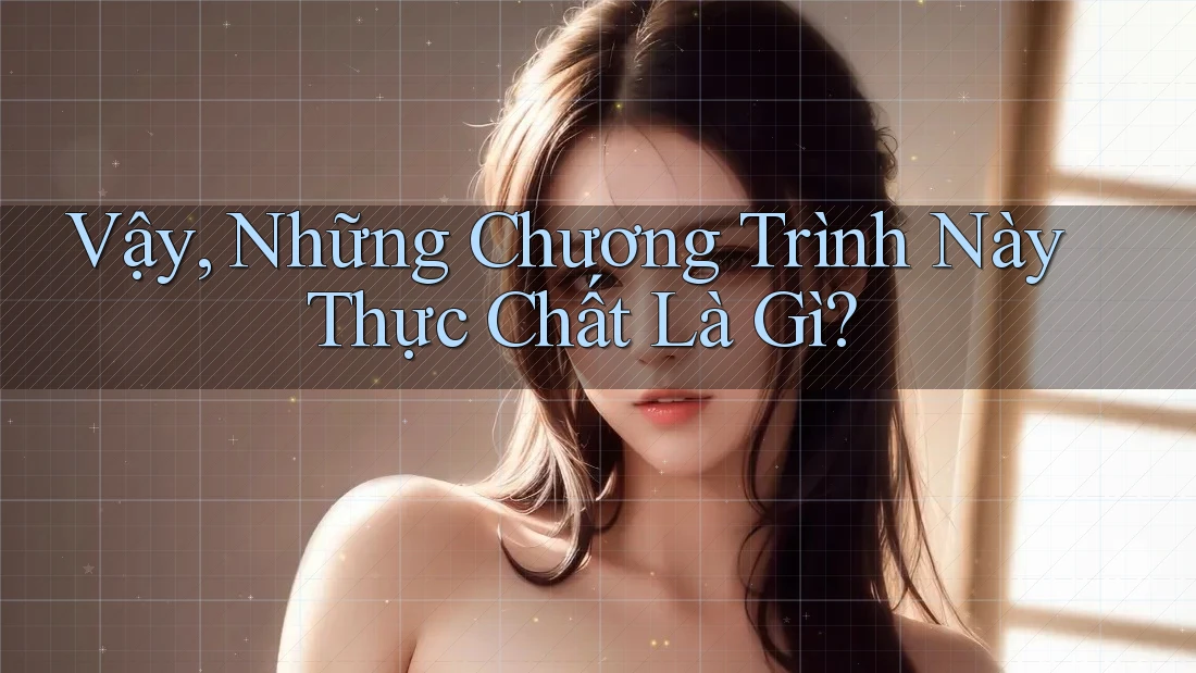 Vậy, Những Chương Trình Này Thực Chất Là Gì? Vậy, Những Chương Trình Này Thực Chất Là Gì?